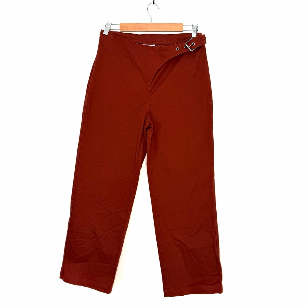 Future Collective High Rise Straight Pant Saddle Wrap Reese Blutstein Size 8